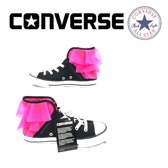 SOLD!!!!! CONVERSE Block Party Tutu Ankle sneakers - Picture 7 of 8
